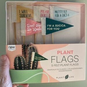 Felt Plant Flags Brand New